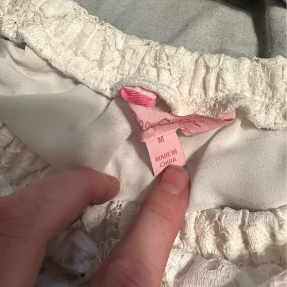 Lilly Pulitzer lace strapless romper - Picture 4 of 5